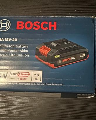 Batteria 18V Bosch Professional 2.0 Ah