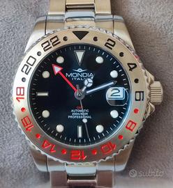 OROLOGIO MONDIA AUTOMATICO GMT SUB 200MT 995€ NEW