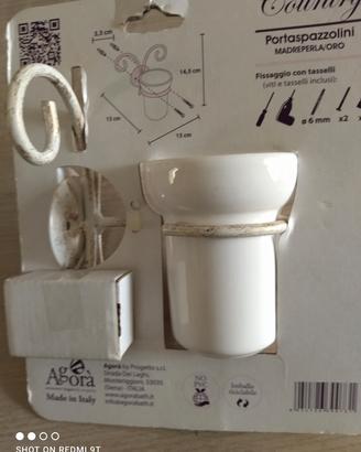 portaspazzolino madreperla  marca Agorà 