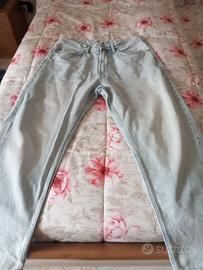 Bershka Jeans uomo celeste 