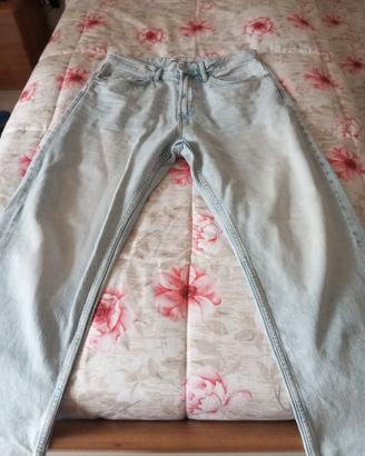 Bershka Jeans uomo celeste 