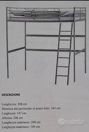 Letto soppalco ikea