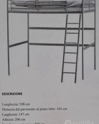 Letto soppalco ikea