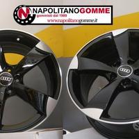 Cerchi Audi Rotor A3 A4 A6 Q2 TT 17 pollici nero