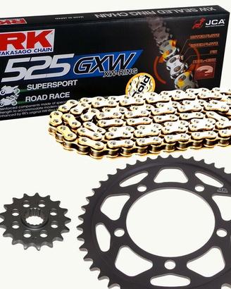 Kit trasmissione Rk catena Afam pignone corona