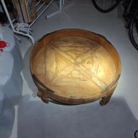 Tavolo chakki indiano inciso