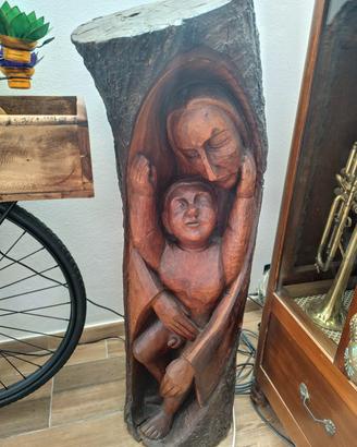 scultura legno 
