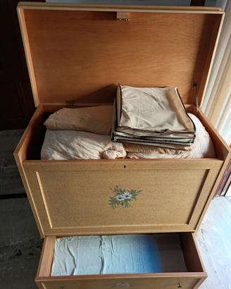 mobile contenitore stile shabby chic tutto in legn