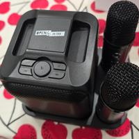 karaoke con doppio microfono nuovo