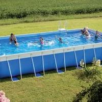Piscina fuoriterra grande Laghetto 8x4 completa