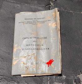 libretto lambretta D 150 NO  vespa piaggio BOOSTER