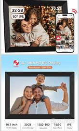 Cornice Digitale Frameo WiFi 32 GB 10,1 Pollici