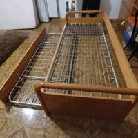 Letto con rete estraibile