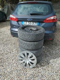 ruote di ferro con gomme invernali -Ford focus 