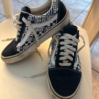 Vans blu/bianco