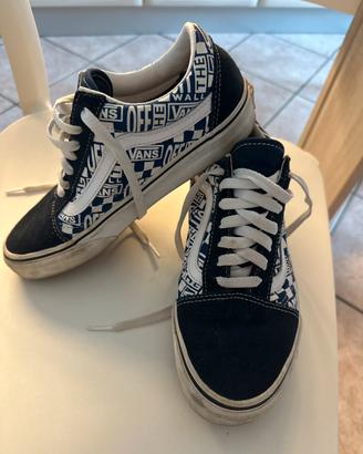 Vans blu/bianco