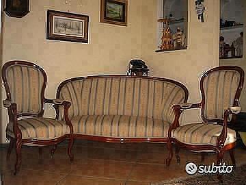 Divano stile Luigi Filippo 800 antiquariato
