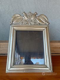Cornice portafoto Tavolo Vintage Alpacca Boliviana