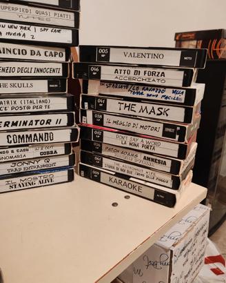 Videocassette VHS anni '80-'90