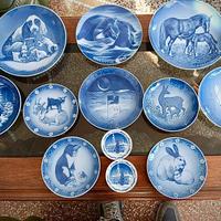 collezione piatti e piattini da parete Copenaghen