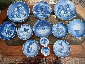 collezione piatti e piattini da parete Copenaghen