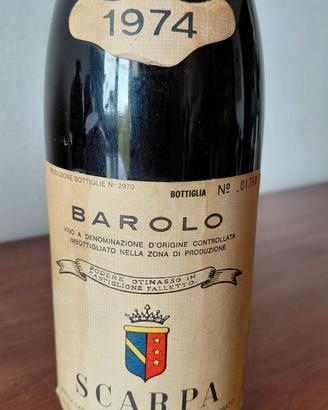 Barolo Scarpa 1974