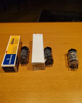 3 valvole Telefunken, Siemens, Ars