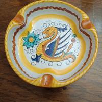 Deruta posacenere in ceramica 