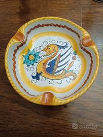 Deruta posacenere in ceramica 