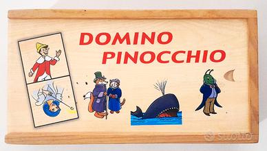 Domino Pinocchio - 28 Tessere - Vintage