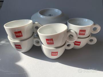 ILLY CAFFE' - 6 TAZZINE CLASSICHE LOGO ILLY NUOVE