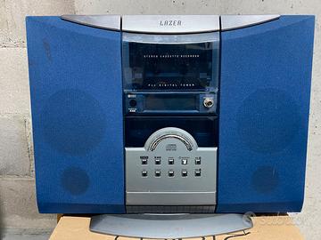 Stereo cd e cassette marca Lazer funzionante
