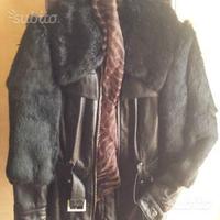 Giacca pelle e pelliccia