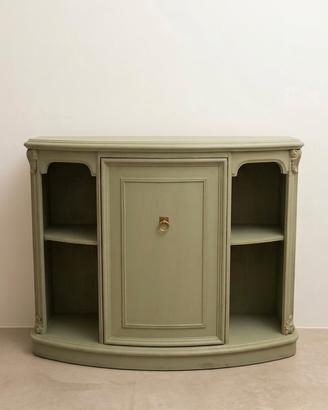 Mobile consolle ingresso shabby verde opaco 