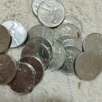 moneta italiana 50 lire anni 70 è 80