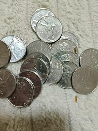 moneta italiana 50 lire anni 70 è 80