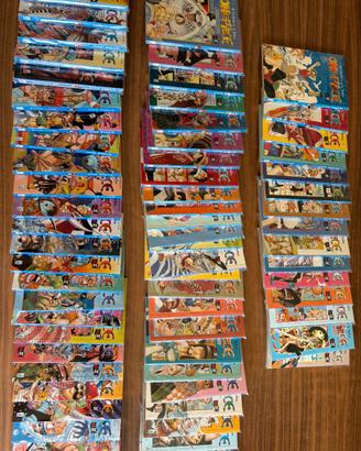 One Piece serie blu da 1 a 72