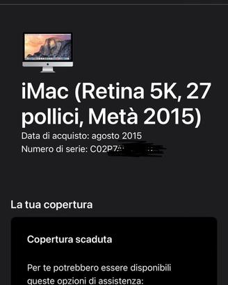 I Mac 27” metà 2015