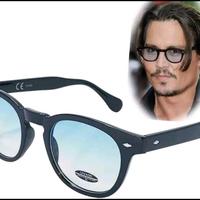 OCCHIALI DA SOLE Uomo Johnny DEPP TONY STARK Blu