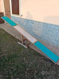 Bascula in legno agility dog
