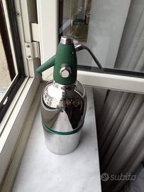 Sifone per selz Vintage anni 60 Steel Gas Works