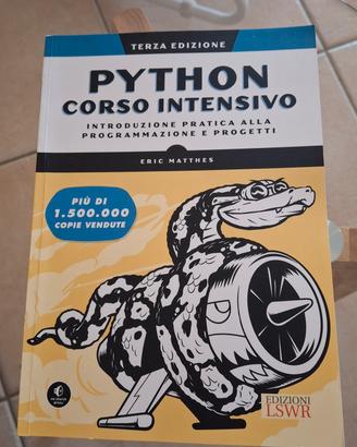 Libro "PYTHON Corso Intensivo "!NUOVO !