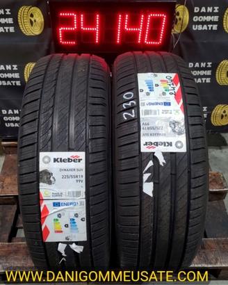 2 GOMME NUOVE 225 55 19 KLEBER ESTIVE