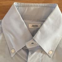 Camicia Barba Napoli, 39 15 1/2, celeste azzurro