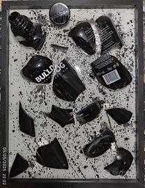 quadro in resina con bottiglia bull dog