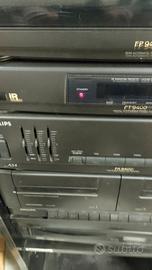  Impianto stereo.  Hi -Fi . Vintage .  Casse audio