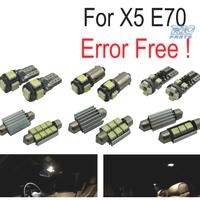 KIT 21 LAMPADE LED INTERNE BMW X5 E70 07-13