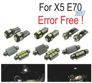 KIT 21 LAMPADE LED INTERNE BMW X5 E70 07-13