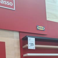 mensole s scomparsa ikea bianche 