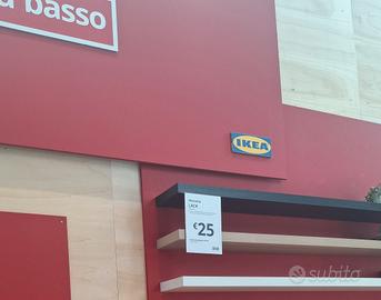 mensole s scomparsa ikea bianche 